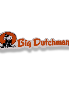 Aufkleber: Big Dutchman 70mm x  25mm